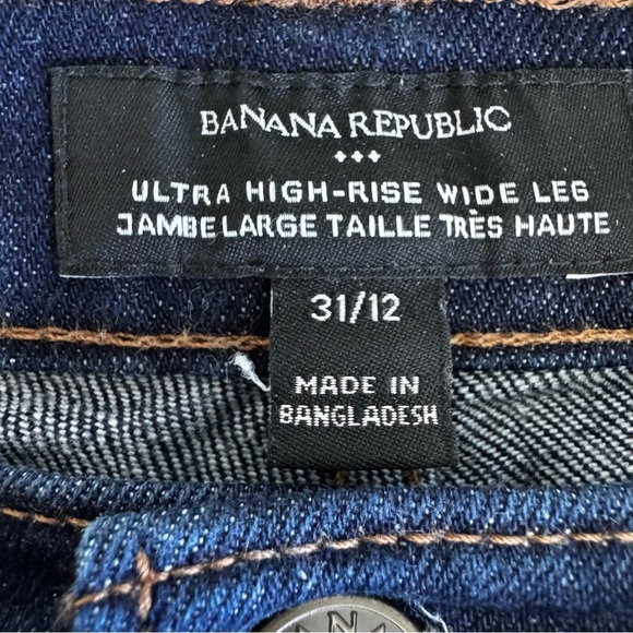 Banana Republic Ultra High-Rise Wide Leg Jeans – Women’s 31/12 - Picture 4 of 7